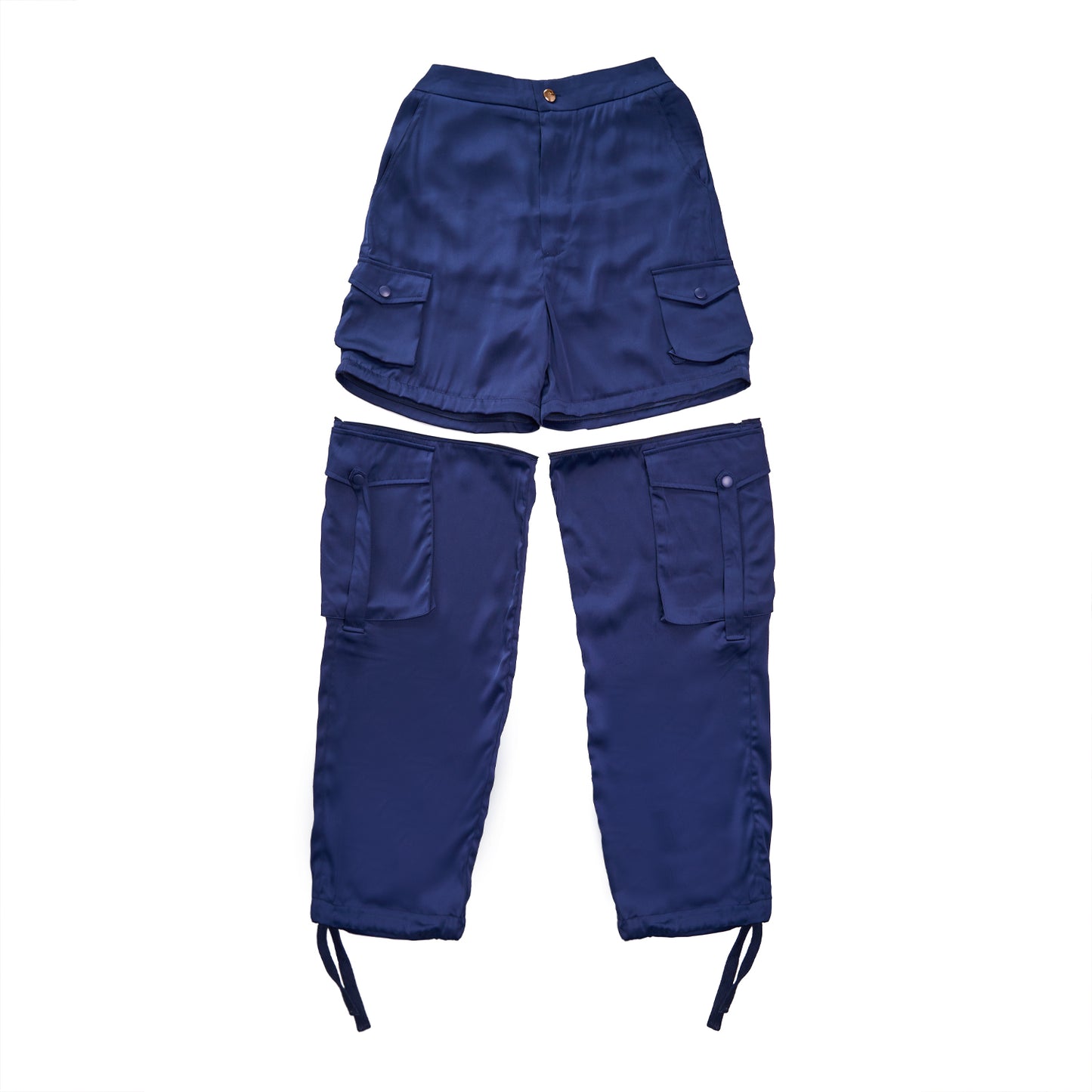 THE SATIN CARGO PANT