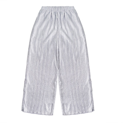 THE TEXTURED WIDE LEG PANT